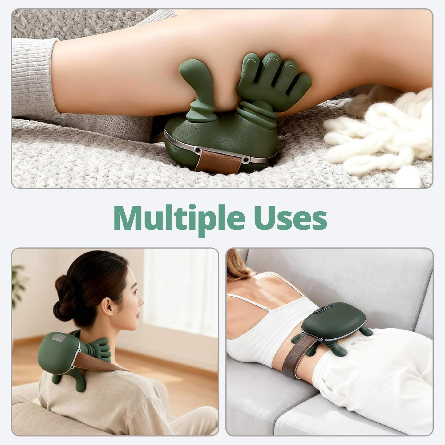 Massageador de Pescoço e Costas com Calor